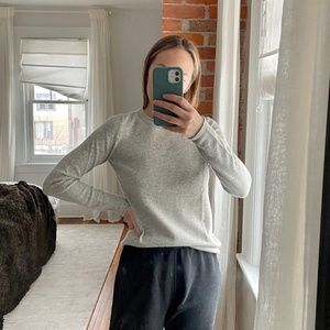 J. Crew Grey Cashmere Sweater